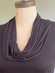 Year-Round Cowl Neck Tank - Black