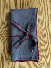 Load image into Gallery viewer, Linen Napkins - Charcoal