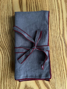 Linen Napkins - Charcoal