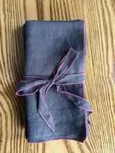 Load image into Gallery viewer, Linen Napkins - Charcoal