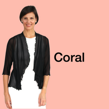 Load image into Gallery viewer, Alice Mesh Cardi - Coral