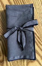 Load image into Gallery viewer, Linen Napkins - Charcoal