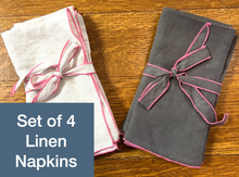 Load image into Gallery viewer, Linen Napkins - Stone